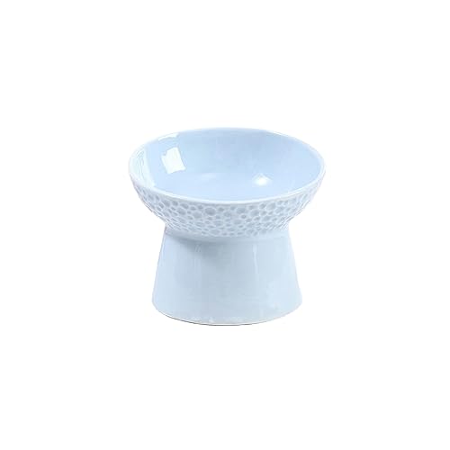 joyxiwa 1pc Schräge Mund Flache Mund Keramik Schüssel, Nackenschutz, hohe Fuß Katze Becken, Niedliche Katze und Hund Bowl-Diagonal Das Blaue Planet Muster joyxiwa 1pc Schräge Mund Flache Mund Keramik Schüssel, Nackenschutz, hohe Fuß Katze Becken, Niedliche Katze und Hund Bowl-Diagonal Das Blaue Planet Muster von joyxiwa