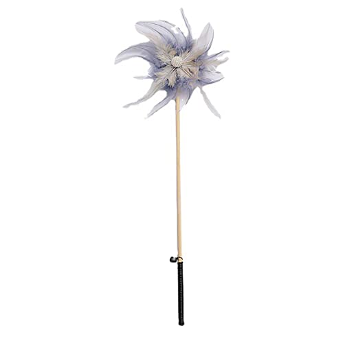 joyxiwa Katzen-Teaser-Stick – lange bunte Feder mit Glocke – Katzenspielzeug, Handheld-Katzenspielzeug, interaktives Spielzeug, entworfen für Indoor-Kätzchen, Katzenfederspielzeug joyxiwa Katzen-Teaser-Stick – lange bunte Feder mit Glocke – Katzenspielzeug, Handheld-Katzenspielzeug, interaktives Spielzeug, entworfen für Indoor-Kätzchen, Katzenfederspielzeug von joyxiwa