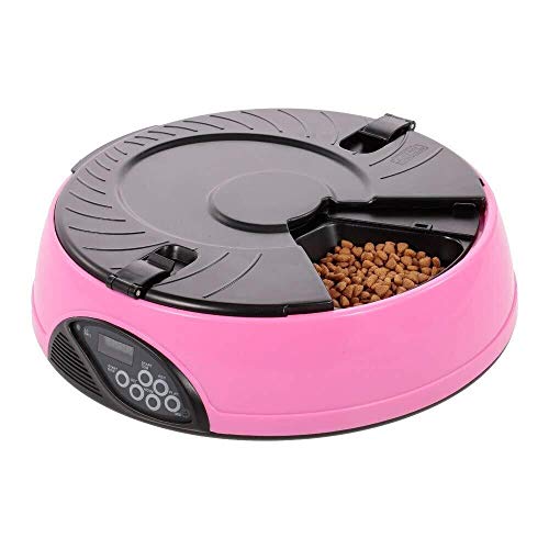 6 Mahlzeiten-Timing Quantitative Aufzeichnung Automatischer Haustier-Futterspender Hund Katze Futterspender Leicht zu Reinigen Wasser Futternapf Feeder Tragbar 6 Mahlzeiten-Timing Quantitative Aufzeichnung Automatischer Haustier-Futterspender Hund Katze Futterspender Leicht zu Reinigen Wasser Futternapf Feeder Tragbar von jsfdsfhsdjdjgrieurfews