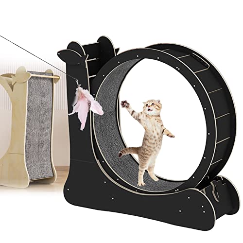 json2xml Katzen Laufband Und Kratzbaum - 2 in 1 Holz Katzen Laufband Mit Katzenspielzeug Und Katzenlaufmatte,Sicherheitsfang/Geräuschloser Betrieb, 35,8 Zoll,Black json2xml Katzen Laufband Und Kratzbaum - 2 in 1 Holz Katzen Laufband Mit Katzenspielzeug Und Katzenlaufmatte,Sicherheitsfang/Geräuschloser Betrieb, 35,8 Zoll,Black von json2xml
