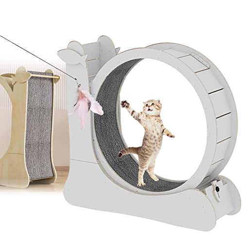 json2xml Katzen Laufband Und Kratzbaum - 2 in 1 Holz Katzen Laufband Mit Katzenspielzeug Und Katzenlaufmatte,Sicherheitsfang/Geräuschloser Betrieb, 35,8 Zoll,White json2xml Katzen Laufband Und Kratzbaum - 2 in 1 Holz Katzen Laufband Mit Katzenspielzeug Und Katzenlaufmatte,Sicherheitsfang/Geräuschloser Betrieb, 35,8 Zoll,White von json2xml