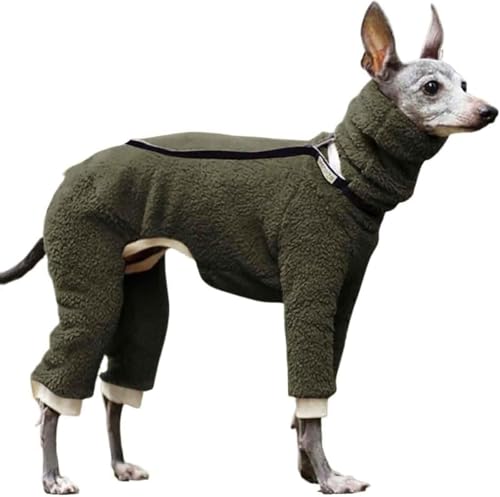 junozya Haustiermantel Windhund Kapuzenpullover Winter Warme Fleecejacke Hoher Kragen Kleidung Hund Winterkleidung,L,Green junozya Haustiermantel Windhund Kapuzenpullover Winter Warme Fleecejacke Hoher Kragen Kleidung Hund Winterkleidung,L,Green von junozya