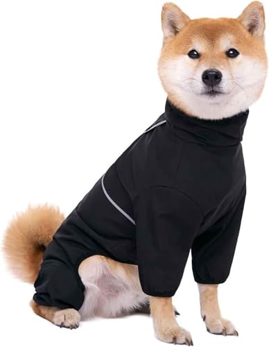 junozya Vierbeiniger Mantel für mittelgroße und große Hunde, Jacke für große Hunde,3XL,Black junozya Vierbeiniger Mantel für mittelgroße und große Hunde, Jacke für große Hunde,3XL,Black von junozya