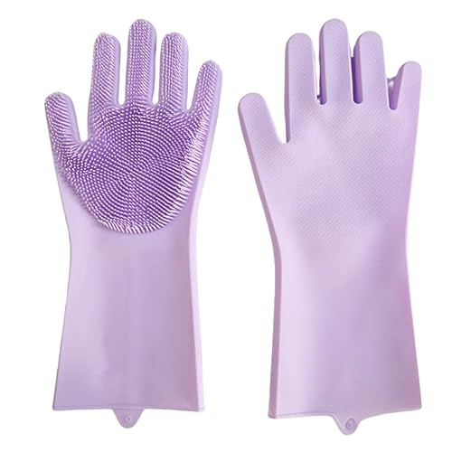 junweideyi Hundebadhandschuhe, Hundezahnbürste, 5 Stück, Hunde-Fingerzahnbürste für kleine Rassen und mittelgroße und große Hunde, Silikon-Waschhandschuhe mit hochdichten Zähnen (violett, 240 g) junweideyi Hundebadhandschuhe, Hundezahnbürste, 5 Stück, Hunde-Fingerzahnbürste für kleine Rassen und mittelgroße und große Hunde, Silikon-Waschhandschuhe mit hochdichten Zähnen (violett, 240 g) von junweideyi