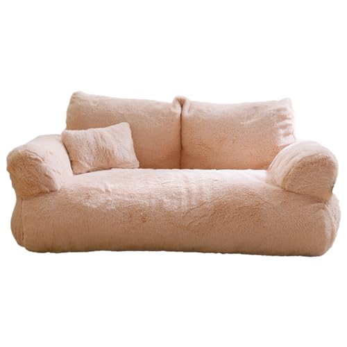 jyibinee 1 Set Haustiersofa, weiches, bequemes Haustierbett, waschbares Hundenest, Katze, Schlafkissen, Haustier für Zuhause, Khaki von jyibinee