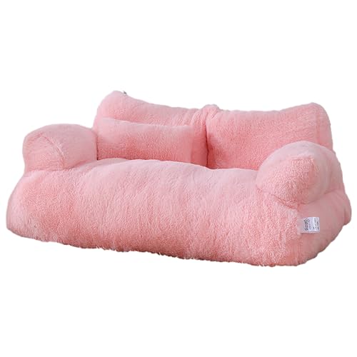 jyibinee 1 Set Haustiersofa, weiches, bequemes Haustierbett, waschbares Hundenest, Katze, Schlafkissen, Haustier für Zuhause, Rosa von jyibinee