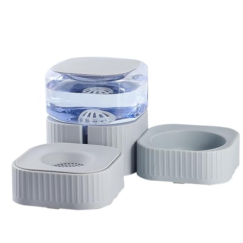 jyibinee Futternapf, Doppelnapf, rutschfest, PP, 1,8 l, Doppelnapf, Futterspender für Kätzchen, Grau 1 jyibinee Futternapf, Doppelnapf, rutschfest, PP, 1,8 l, Doppelnapf, Futterspender für Kätzchen, Grau 1 von jyibinee