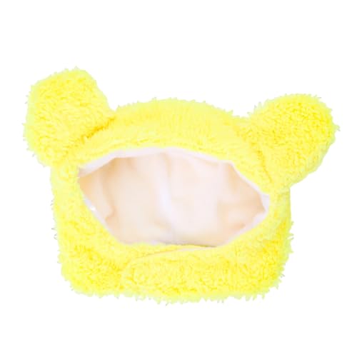 jyibinee Haustier-Kopfbedeckung, nicht verblassend, Haustier-Kopfbedeckung mit Bärenohren, stilvoll, Gelb von jyibinee