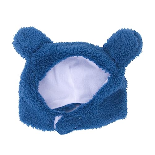 jyibinee Haustier-Kopfbedeckung, nicht verblassend, Haustier-Kopfbedeckung mit Bärenohren-Dekor, stilvolles Blau von jyibinee