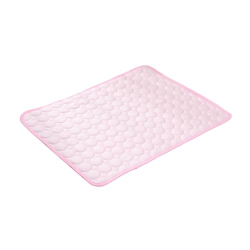 jyibinee Haustier-Kühlmatte für Hunde, selbstkühlendes Kissen, Motiv: Katzen, Eisseide, Bett, Zwinger, Sofa, Autositz, Sommer, kühles Kissen, Rosa, Größe M jyibinee Haustier-Kühlmatte für Hunde, selbstkühlendes Kissen, Motiv: Katzen, Eisseide, Bett, Zwinger, Sofa, Autositz, Sommer, kühles Kissen, Rosa, Größe M von jyibinee