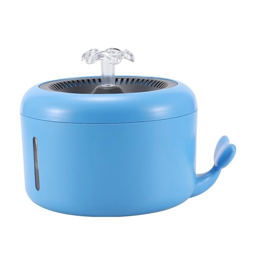 jyibinee Katzen-Wasserspender, praktische Wasserfütterung, kabelloses Laden, Haustier-Wasser-Futterstation, Blau jyibinee Katzen-Wasserspender, praktische Wasserfütterung, kabelloses Laden, Haustier-Wasser-Futterstation, Blau von jyibinee