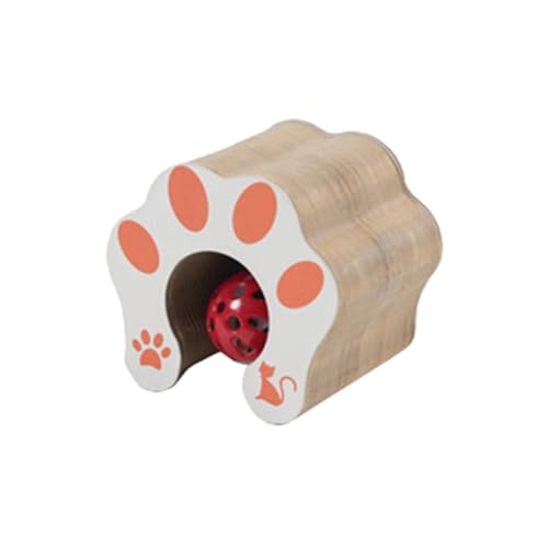 jyibinee Katzenkratzbrett, Katze Akkordeon Spielzeug Interaktives Kratzpad Katzenspielzeug mit Ball Faltbarer Katzenkratzer Pfote Akkordeon Spielzeug für Zuhause Braun jyibinee Katzenkratzbrett, Katze Akkordeon Spielzeug Interaktives Kratzpad Katzenspielzeug mit Ball Faltbarer Katzenkratzer Pfote Akkordeon Spielzeug für Zuhause Braun von jyibinee