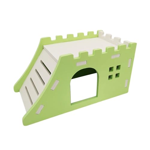 jyibinee Rattenversteck Haus Einfache Reinigung Hamster Versteck Zubehör Spielzeug Umweltfreundlich Grün von jyibinee