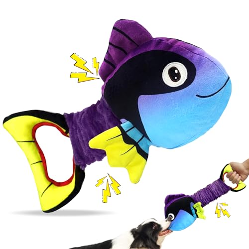 kachewlulu Quietschendes Hundespielzeug für aggressive Kauer – Hundespielzeug für große Hunde – Kauspielzeug für Welpen, Zahnen, Hundespielzeug, um sie beschäftigt zu halten – Knister-Hundespielzeug, kachewlulu Quietschendes Hundespielzeug für aggressive Kauer – Hundespielzeug für große Hunde – Kauspielzeug für Welpen, Zahnen, Hundespielzeug, um sie beschäftigt zu halten – Knister-Hundespielzeug, von kachewlulu