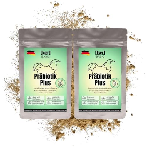 kaer Basic Präbiotik Plus Pulver für Hunde, 2X 200g - Probiotika zur Futterergänzung, Darmflora aufbauen, Darmbakterien, Darmsanierung Ergänzungsmittel, Darmgesundheit bei Durchfall kaer Basic Präbiotik Plus Pulver für Hunde, 2X 200g - Probiotika zur Futterergänzung, Darmflora aufbauen, Darmbakterien, Darmsanierung Ergänzungsmittel, Darmgesundheit bei Durchfall von kaer basic