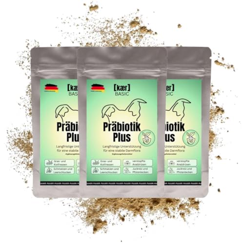 kaer Basic Präbiotik Plus Pulver für Hunde, 3X 200g - Probiotika zur Futterergänzung, Darmflora aufbauen, Darmbakterien, Darmsanierung Ergänzungsmittel, Darmgesundheit bei Durchfall kaer Basic Präbiotik Plus Pulver für Hunde, 3X 200g - Probiotika zur Futterergänzung, Darmflora aufbauen, Darmbakterien, Darmsanierung Ergänzungsmittel, Darmgesundheit bei Durchfall von kaer basic