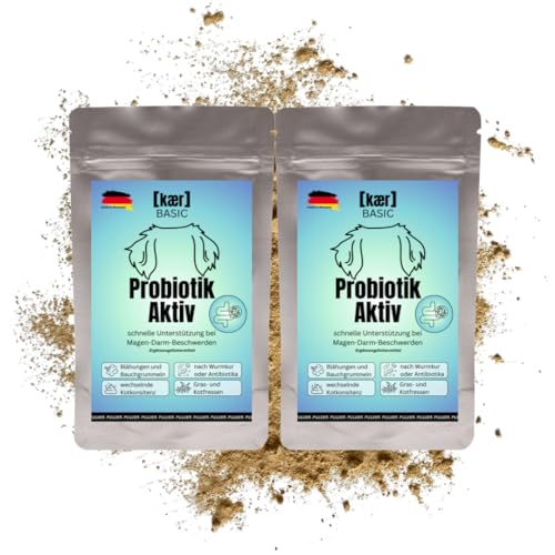 kaer Basic Probiotik Aktiv Pulver für Hunde, 2X 200g - Probiotika zur Futterergänzung, Darmflora aufbauen, Darmbakterien, Darmsanierung Ergänzungsmittel, Darmgesundheit bei Durchfall kaer Basic Probiotik Aktiv Pulver für Hunde, 2X 200g - Probiotika zur Futterergänzung, Darmflora aufbauen, Darmbakterien, Darmsanierung Ergänzungsmittel, Darmgesundheit bei Durchfall von kaer basic