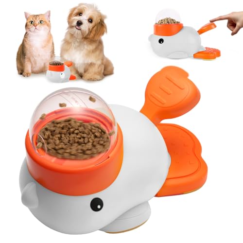 kailisi 2 in 1 Dog Interactive Slow Feeder Food Puzzle Toy, 2025 Neuestes Hundespielzeug Intelligenz, Haustier Futterspender Zur Verbesserung der Verdauung für Klein Große Hunde (Weiß,1Pcs) von kailisi