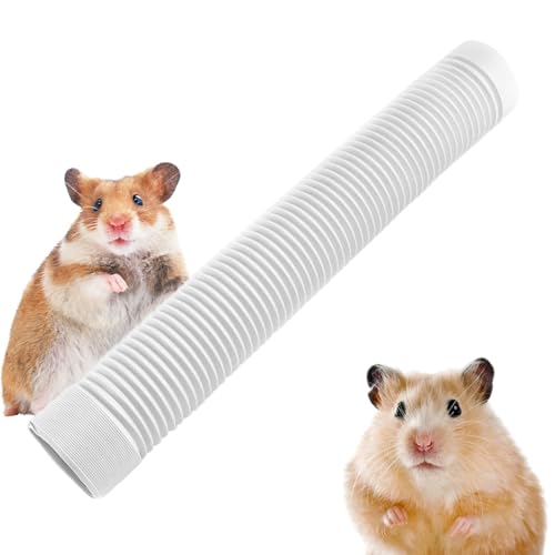 kaiop Hamster Spielzeug Tunnel,Falttunnel Für Frettchen Als Trainingszubehör | Platzsparendes Nagenspielzeug Für Hamster Igel Chinchillas Kaninchen Eichhörnchen - Fuer Eichhoernchen Igel von kaiop