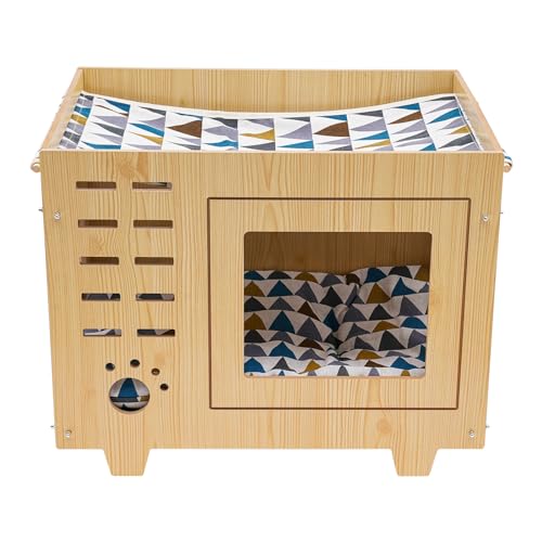 Katzenhaus Hundehaus Katzenkorb Haustierhaus für Katzen Haustiernest für Vier Jahreszeiten mit Stützfüßen ausgestattet für die meisten Katzen geeignet 55 * 40 * 44cm Katzenhaus Hundehaus Katzenkorb Haustierhaus für Katzen Haustiernest für Vier Jahreszeiten mit Stützfüßen ausgestattet für die meisten Katzen geeignet 55 * 40 * 44cm von kangten