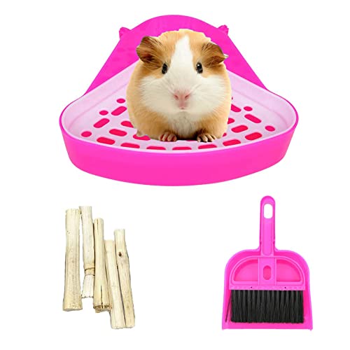 kathson Dreieckiges Töpfchentrainer, Eckkaninchen, für Meerschweinchen, Katzentoilette, Streu, Kunststoff, für Kaninchen, Chinchilla, Hamster, Frettchen, Kleintiere, Rosa kathson Dreieckiges Töpfchentrainer, Eckkaninchen, für Meerschweinchen, Katzentoilette, Streu, Kunststoff, für Kaninchen, Chinchilla, Hamster, Frettchen, Kleintiere, Rosa von kathson