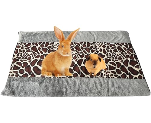 kathson Großes Meerschweinchenbett, 88,9 x 53,3 cm, weiche Kaninchenmatte, Käfigeinlage für Kleintiere, waschbar, dick, warm, für Kaninchen, Frettchen, Chinchilla, Igel von kathson