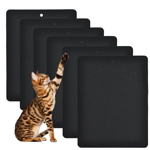 kathson Katzen-Nagelfeile, Kratzstreifen, selbstklebend, Schleifpapier, Ersatz-Schleifpapier, Hunde-Nagelpfotenkratzpad mit Loch zum Aufhängen, Nagelfeilen, Kratzstreifen für Haustier-Maniküre, von kathson