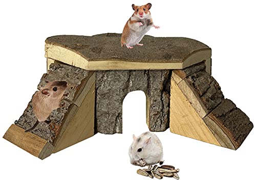 kathson Kleintiere, Waldhaus-Dekoration für Hamster, Mäuse, Rennmäuse, Maus von kathson