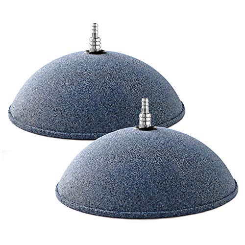 kathson Mineral Air Stone Bubble 20,3 cm Kugelform Diffusor Ausströmer für Aquarium, Aquarium, Pumpe und Hydrokultur (2 Stück) von kathson