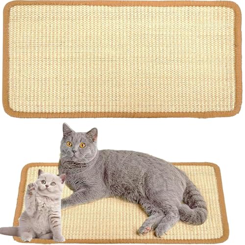 katmerio Kratzmatte Katze Sisal Teppich 50x25 cm, Sisal Teppich Katzen Kratzteppich Katzenkratzmatte Kratzbrett Wand, verschleißfest Katzenkratzbretter Kratzmatte für Schützt Teppiche und Sofas katmerio Kratzmatte Katze Sisal Teppich 50x25 cm, Sisal Teppich Katzen Kratzteppich Katzenkratzmatte Kratzbrett Wand, verschleißfest Katzenkratzbretter Kratzmatte für Schützt Teppiche und Sofas von katmerio