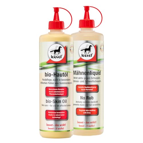 kavalio Mähnen-und Hautpflege Set - leovet Mähnenliquid & Bio-Hautöl von kavalio