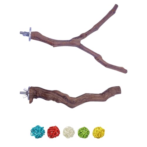 kawehiop 7 Paket/los Lebendige Farbe Papagei Vogel Barsch Holz Aufmerksamkeit Catcher Umweltfreundliche Und Sicher Papagei Vogel Stehen Stick Stabil von kawehiop