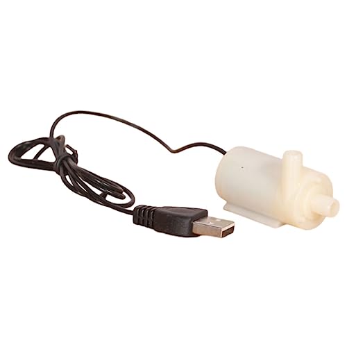 kawehiop ABS Elektrische Aquarienwasserpumpe Abnehmbare USB Schnittstelle Mini Ersetzt Tauchpumpen Werkzeugzubehör, Weißer Typ 3 von kawehiop