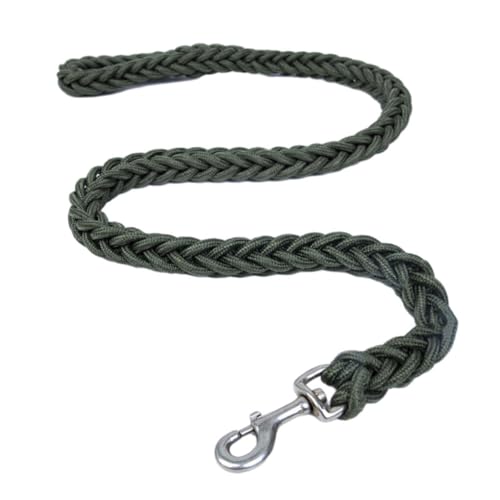 kawehiop Breite Anwendung Nylon Hundegeschirr Leine für Verschiedene Aktivitäten und Outdoor Abenteuer Nylon Hundeleine Hundeleine, Armeegrün, L von kawehiop