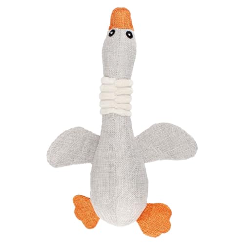 kawehiop Entzückendes Quietschspielzeug für Hunde zum Kauen und Sprechen, reißfest, zum Reinigen der Zähne, für Welpen, Hunde, Kauzubehör, Stoff, Grau kawehiop Entzückendes Quietschspielzeug für Hunde zum Kauen und Sprechen, reißfest, zum Reinigen der Zähne, für Welpen, Hunde, Kauzubehör, Stoff, Grau von kawehiop