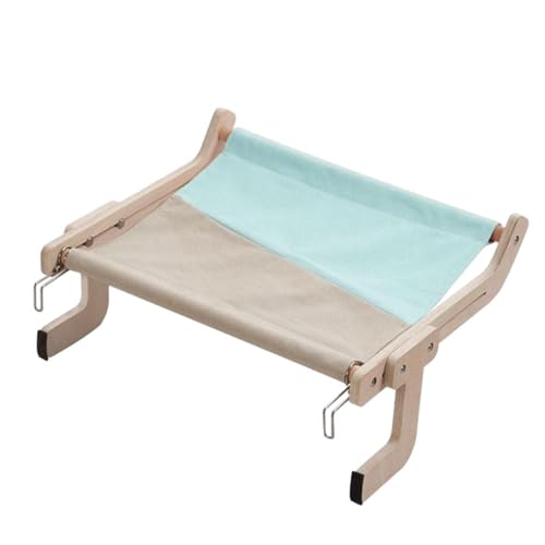 kawehiop Hängendes Katzennest, einfach zu montieren, breite Anwendung, Gute Geschenke, Balkonfenster, Katzenhängematte, Holz, Katzenfenster, Hängebett, grau Blau kawehiop Hängendes Katzennest, einfach zu montieren, breite Anwendung, Gute Geschenke, Balkonfenster, Katzenhängematte, Holz, Katzenfenster, Hängebett, grau Blau von kawehiop