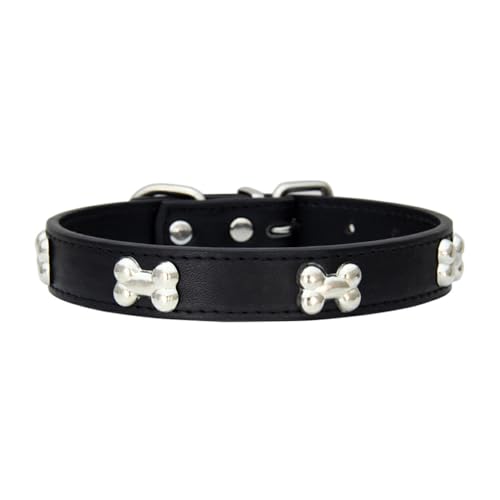 kawehiop Hundehalsband mit langlebigem Design, das dem täglichen Verschleiß standhält. PU Katzenhalsband. PU Hundehalsbänder. Haustierhalsband. Stilvoll, Schwarz, 1.5 * 37cm kawehiop Hundehalsband mit langlebigem Design, das dem täglichen Verschleiß standhält. PU Katzenhalsband. PU Hundehalsbänder. Haustierhalsband. Stilvoll, Schwarz, 1.5 * 37cm von kawehiop