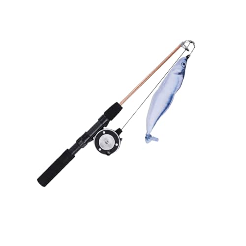 kawehiop Interaktives Katzenspielzeug, gesund und hygienisch, einfach zu vielseitig einsetzbar, Geschenke, Kunststoff Fisch förmiges Angelruten Katzenspielzeug, Saury kawehiop Interaktives Katzenspielzeug, gesund und hygienisch, einfach zu vielseitig einsetzbar, Geschenke, Kunststoff Fisch förmiges Angelruten Katzenspielzeug, Saury von kawehiop