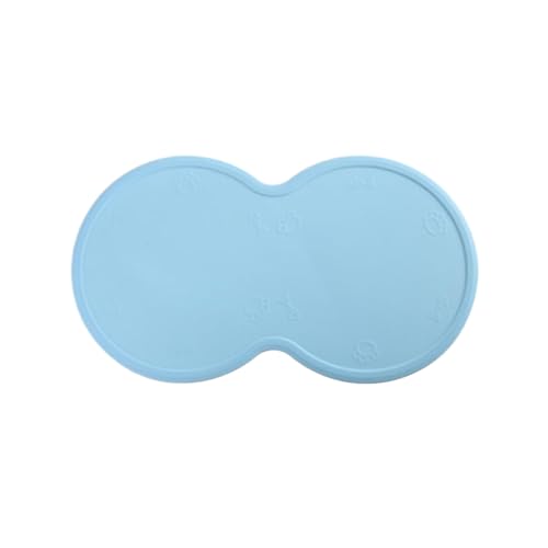 kawehiop Multifunktionale Haustiernapfmatte, sicher zum Füttern von Hunden und Katzen, niedliche Wolkenform, Silikon Napfnapf Futtermatte, Silikagel, Hellblau kawehiop Multifunktionale Haustiernapfmatte, sicher zum Füttern von Hunden und Katzen, niedliche Wolkenform, Silikon Napfnapf Futtermatte, Silikagel, Hellblau von kawehiop