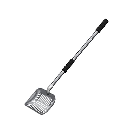 kawehiop Pet Litter Scooper Manueller Langer Griff Tier Deep Scoop Sieb Reinigungssieb Wiederverwendbares Metallsieb Hausarbeitswerkzeug von kawehiop