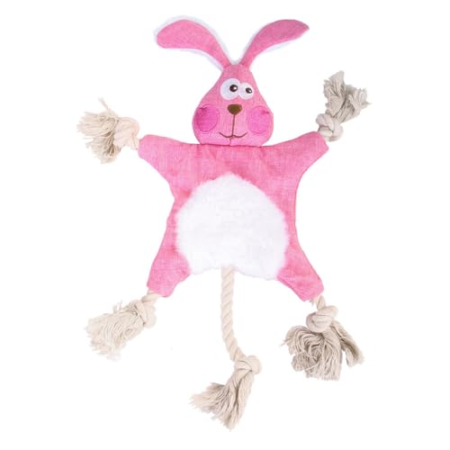 kawehiop Quietschendes Hunde Stofftier für spannendes Spielen und Training, Plüsch Hundespielzeug, Polyester, Hundespielzeug, Hundespielzeug, Haustierspielzeug, leicht zu reinigen, Kaninchen kawehiop Quietschendes Hunde Stofftier für spannendes Spielen und Training, Plüsch Hundespielzeug, Polyester, Hundespielzeug, Hundespielzeug, Haustierspielzeug, leicht zu reinigen, Kaninchen von kawehiop