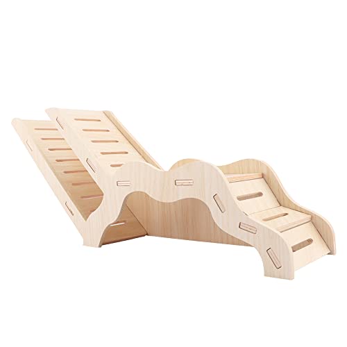 Syrischer Hamster Explorer Set - Snap-Together Holzbau mit Panoramafenster Dekorative Landschaftsgestaltung Graben Peeping Hide Underground Fun von kcrygogo