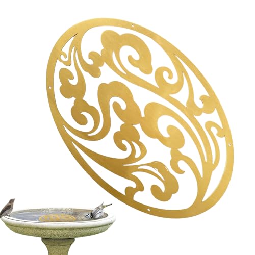 kdkskss Vogelbad Reiniger,Sicherer Reinigungsdisk Aus Reinstem Kupfer | Für Garten Balkon Wohnung Statuen Outdoor-Teich & Haushalt Gartenbedarf Winterfest von kdkskss