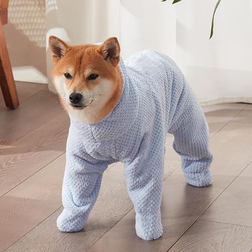 Weiches Hunde-Trockentuch, vollständiges Wickeltuch, Bademantel, Hunde-Trockenmantel, Material: Korallensamt, Bademantel, Wärme, Komfort, für Haustiere, Kätzchen, Welpen von keloppasit