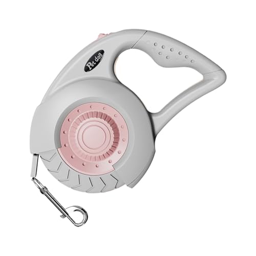 keloppasit Einziehbare Hundeleine,4,9 Meter Einziehband für Haustiere | Tragbares Hundeführseil mit Bremse für große und mittlere Hunderassen - Geeignet Für Große Und Mittelgroße Hunde Im Freien von keloppasit