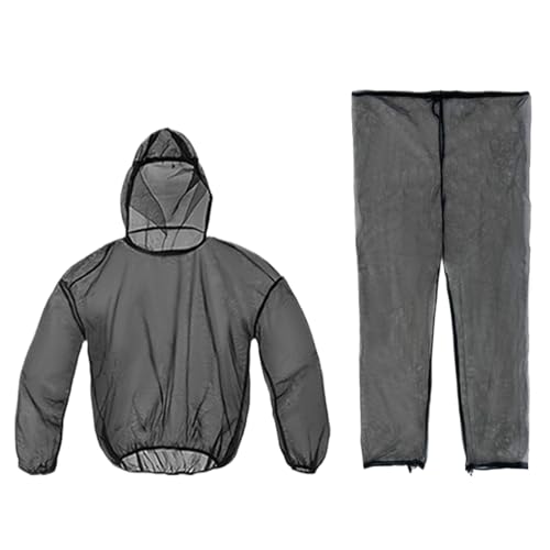 keloppasit Fliegenanzug | Fliegenschutz Kleidung Mit Vollständigem Nettschutz,Atmungsaktive Flexible Schutzausrüstung Für Camping Wandern Angeln Reisen Outdoor Aktivitäten von keloppasit