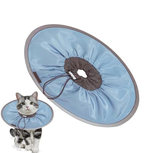 keloppasit Genesungshalsband für Katzen,Comfy Kitten Cone | Katzenhalsband zur Verhinderung des Leckens von Wunden - Bequemes elisabethanisches Haustierhalsband, weiches Katzenkegelhalsband für keloppasit Genesungshalsband für Katzen,Comfy Kitten Cone | Katzenhalsband zur Verhinderung des Leckens von Wunden - Bequemes elisabethanisches Haustierhalsband, weiches Katzenkegelhalsband für von keloppasit