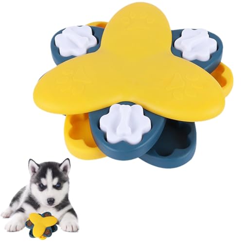keloppasit Hunde-Puzzle-Spielzeug, dreilagiges Puzzle für langsames Füttern, geistige Stimulationsspiele, Bereicherung, Welpenspielzeug für kleine, mittelgroße und große Welpen zu Hause von keloppasit