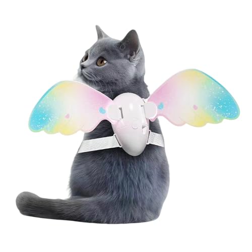 keloppasit Hundeflügel,Tierkostüm Zubehör Für Halloween | Schmetterlingsflügel Kostümzubehör Für Fotos Halloween Bühnenauftritt Hochzeitsumzug von keloppasit