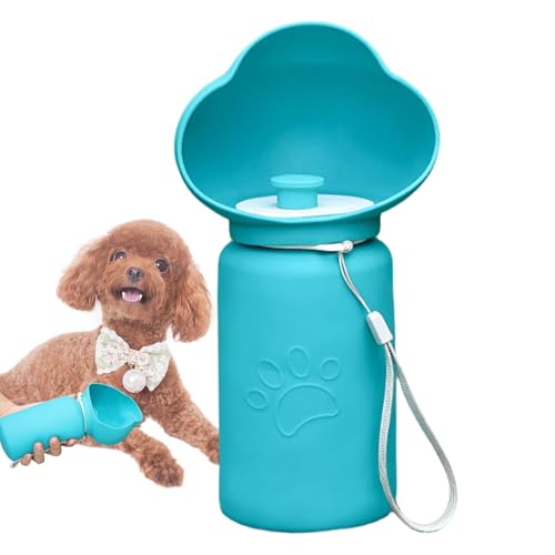 keloppasit Hundereisen Wasserflasche, tragbare Wasserflasche für Hunde | Wasserflasche für Hunde unterwegs - Verschüttungssicherer Waterer Cup-Spender für Wanderkampagnen im Freien Camping im von keloppasit